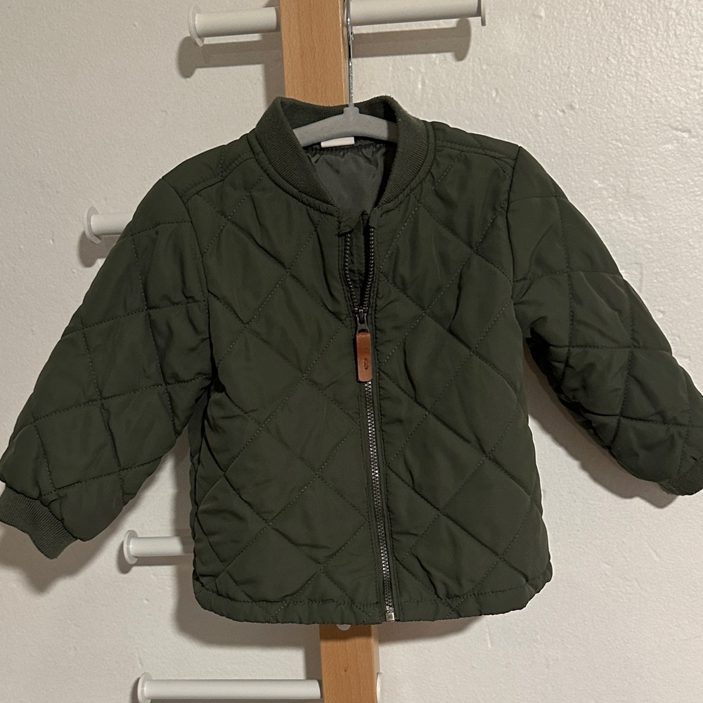 H&M Olive Green Quilted Jacket